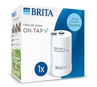 Brita 1052382 Filtro TAP V, Extra-fine Ionic Exchanger Natural Activated Carbon Microgranules Additional mesh Filter, White