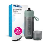 Water Filter Bottle Model Active Dark - Green