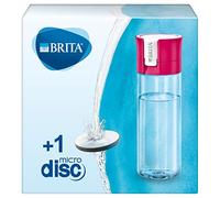 Brita Fill & Go Filter Bottle, Portable, 0.6L, plastic, Rose, 7,2 x 7,8 x 24,5 cm