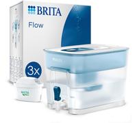 BRITA Flow Water Filter Tank 8.2L Fridge Dispenser Jug + 3 Maxtra Pro Cartridges