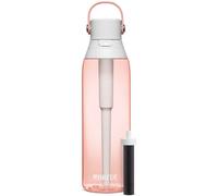 Brita HardSided Plastic Premium Filtering Water Bottle BPAFree Reusable Replaces 300 Plastic Water Bottles Filter Lasts 2