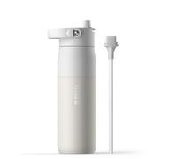 BRITA LARQ Essential Drinking Bottle with Straw White (680ml) Stainless Steel Wa