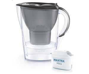 BRITA Marella Cool (2.4 l) graphite with 6 MAXTRA PRO cartridges value pack