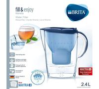 BRITA Marella Water Filter Fridge Jug, Blue 2.4L + 1x MAXTRA PRO All-in-1 Filter