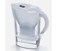 BRITA MARELLA MAXTRA+PLUS 2.4L WATER FILTER TABLE FRIDGE JUG 1 CARTRIDGE WHITE