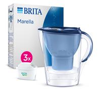 BRITA Marella Water Filter Jug Blue (2.4L) Starter Pack incl. 3x MAXTR