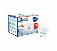 BRITA MAXTR Pack of 3+1 Water Filter Cartridges, Refills Compatible with Brita Pitchers That Reduce Lime and Chlorine