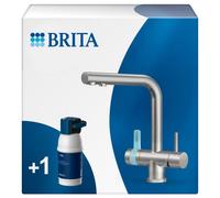 Brita Mypure P1 3-Way Tap - Rectangle Includes 1X Brita P1000 Cartridge For Reduction Of Chlorine, Limescale And Impurities