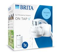 BRITA ON Tap V Filter Tap, White | Simple assembly, reduces PFAS, chlorine, microparticles, coarse particles, metals and more substances that affect taste