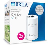 BRITA On Tap V-MF 2x Water Filter Cartridge (600L) - Reduces Fine Microparticles, Metals and Taste-Impaying Substances