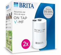 BRITA On Tap V-MF 2x Water Filter Cartridge (600L) - Reduces Fine Microparticles, Metals and Taste-Impaying Substances