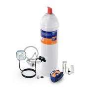Brita Purity C Steam Starter Kit C500 with Flow Meter | Commercial-grade water purification kit includes an integrated flow meter to track usage and optimize filter life.