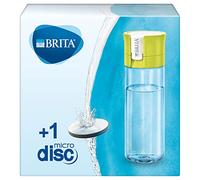 BRITA S1186 Water Filter bottle, reduces chlorine and organic impurities, BPA free, Lime, 600ml
