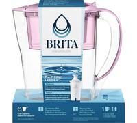 Brita Small 6 Cup Space Saver Water Filter Pitcher with 1 Standard Filter Space Saver Purple (Purple)