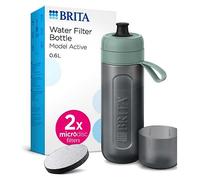 Water Filter Bottle Model Active Dark - Green