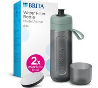 Water Filter Bottle Model Active Dark - Green
