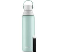 Brita Stainless Steel Premium Filtering Water Bottle BPA-Free Reusable Insulated Replaces 300 Plastic Water Bottles Filter Lasts 2 Months or 40 G
