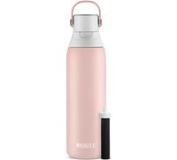 Brita Stainless Steel Premium Filtering Water Bottle BPA-Free Reusable Insulated Replaces 300 Plastic Water Bottles Filter Lasts 2 Months or 40 G