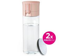 BRITA Water Filter Bottle Model Vital (600ml), 2x MicroDisc Filters
