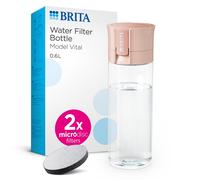 BRITA Water Filter Bottle Model Vital 0.6L Apricot, none