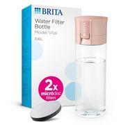BRITA Water Filter Bottle Model Vital (600ml), 2x MicroDisc Filters
