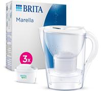 BRITA Water Filter Jug MAXTRA Marella, 3x Pure Performance cartridges