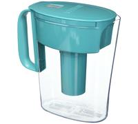 Brita Water Filter Pitcher for Tap and Drinking Water with 1 Standard Filter Lasts 2 Months 6-Cup Capacity BPA Free Turquoise