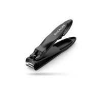 BritAces Finger Nail Clippers for Men Catcher Includes Ziplock Pouch 3 Pack | Sharp stainless steel nail cutter with ergonomic lever - Self-collecting tray for precise tidy grooming