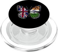 Britain and India Mix Butterfly British Indian Roots PopSockets PopGrip for MagSafe