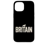 Britain Bulldog Vintage UK Heritage Pride Emblem Case for iPhone 15