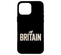Britain Bulldog Vintage UK Heritage Pride Emblem Case for iPhone 16 Pro Max