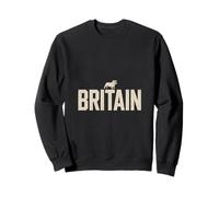 Britain Bulldog Vintage UK Heritage Pride Emblem Sweatshirt