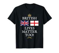 Britain Patriot UK United Kingdom Flags British Lives Matter T-Shirt