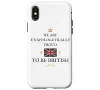 BRITAIN PATRIOTS SUPPORT PROTECT PROUD TO BE BRITISH UK GB Case for iPhone X/XS