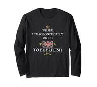 BRITAIN PROUD TO BE BRITISH PATRIOT SUPPORT PROTECT THE FLAG Long Sleeve T-Shirt