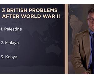 Britain’s Exit from Palestine, Malaya, and Kenya