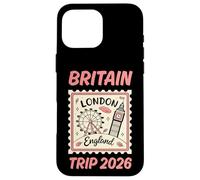 Britain Trip 2026! Matching London Vacation Case for iPhone 16 Pro Max