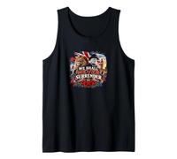 Britain UK British Pride Union Jack Patriots Never Surrender Tank Top