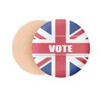 Britain UK Flag Vote For General Election Air Cushion Makeup Foundation Sponge Powder Puff