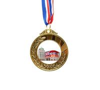 Britain UK London Architecture Painting Gold Award Winner Medal First Place Ribbon