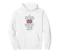 BRITAIN UNITED KINGDOM UK PATRIOTS BRITISH PRIDE GB FREEDOM Pullover Hoodie