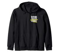 Britain, Where Everything Is Policed Except Crime - Satire Zip Hoodie
