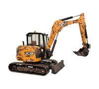 Britains 1:32 JCB Muddy Midi Excavator 86C-2, Collectable Tractor Toy for Farm Set, Tractor Toys Compatible with 1:32 Scale Farm Animals and Toys, Suitable for Collectors & Children from 3 Years