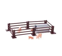 Britains 1:32 Pig Pen Farm Playset, Collectable Farmyard Animal Toys, Compatible with 1:32 Scale Farm Toys, Suitable for Collectors & Children from 3 Years