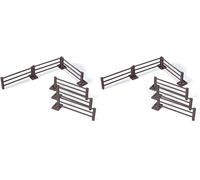 Britains 40952 - Farm Fencing, Red (Pack of 2)