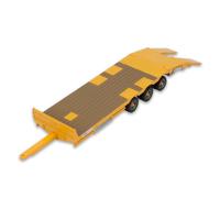 Britains 43254 Kane Low Loader Yellow 1:32 Diecast Farm Vehicle - Low-Profile Beavertail, Indoor & Outdoor Play