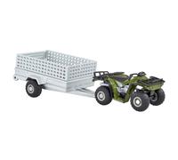 Britains Farm Toys Quad Bike with Trailer - 1:32 Scale Farm Set Collectibles for Kids & Adults - Indoor & Outdoor Die Cast Kids Toys - Educational Toys +3 Years Old - Birthday Gifts