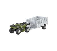 Britains Farm Toys Quad Bike with Trailer - 1:32 Scale Farm Set Collectibles for Kids & Adults - Indoor & Outdoor Die Cast Kids Toys - Educational Toys +3 Years Old - Birthday Gifts
