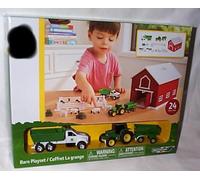 Britains 47333 J'oh'n D'eer'e Barn Playset 24 Piece Set Farm Toy 1:64 Scale Model