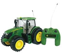 Britains Big Farm 1:16 Radio Controlled John Deere 6190R Tractor Toy, Remote Control Tractor Toys Compatible with 1:16 Scale Farm Toys, Suitable for Collectors & Children 3 Years +
